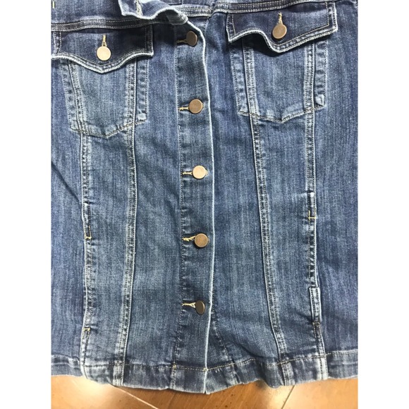 Sejour Blue Size 16W Denim Jacket - Picture 5 of 8